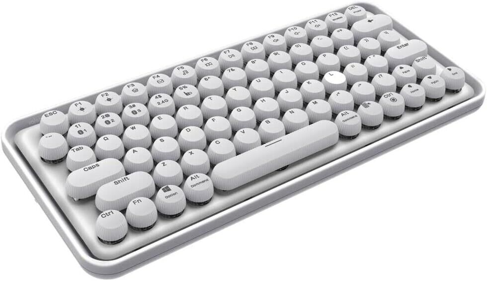 Rapoo Ralemo Pre 5 kabellose Tastatur, Mechanisch Tasten, DE-Layout QWERTZ weiß