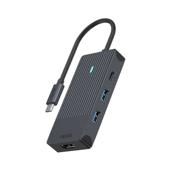 Rapoo UCM-2001 - wieloportowy adapter USB-C 4 w 1