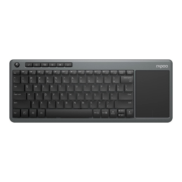 Bezprzewodowa klawiatura Rapoo K2600 z touchpadem, bezprzewodowa 2,4 GHz przez USB 